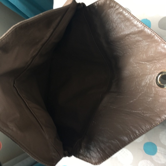 Blue and brown clutch purse - Picture 7 of 7